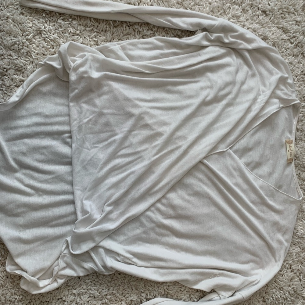 White Criss Cross Altar’d State Top
